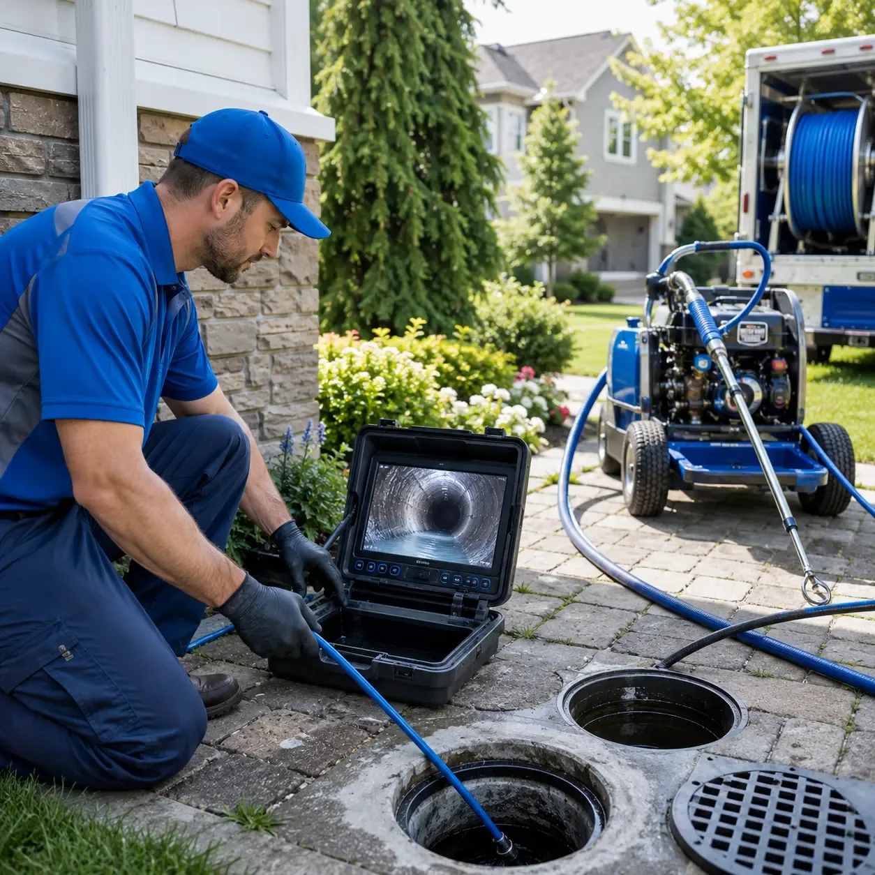 Outdoor drain cleaning professionals serving Hampton, TN
